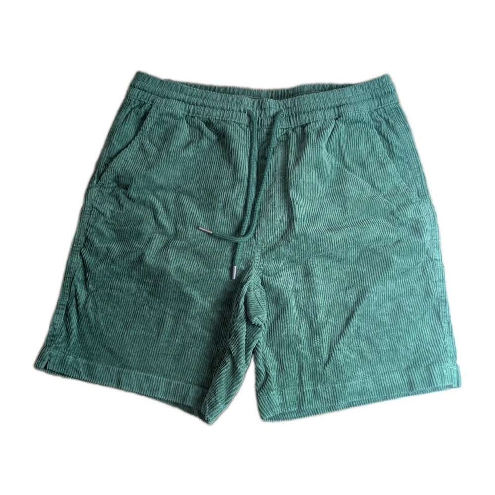 C&C California Olive Green Corduroy Drawstring Shorts Men's Size Small Casual...